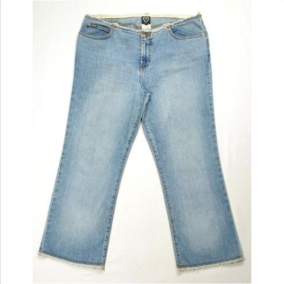 XOXO Low Rise Straight Capri Jeans 2114E1M - Picture 1 of 10